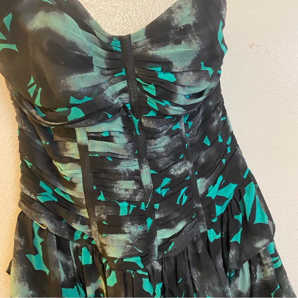 Express silk ruffle dress 6